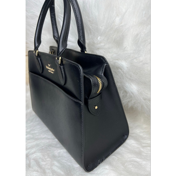 Kate Spade Madison Medium Saffiano Leather Satchel W/Snap Wallet - Picture 8 of 14